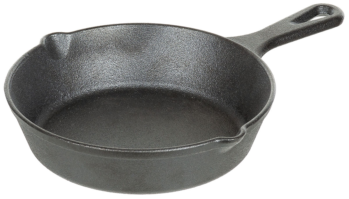 Bratpfanne, Gusseisen, Griff, Durchmesser ca. 20 cm