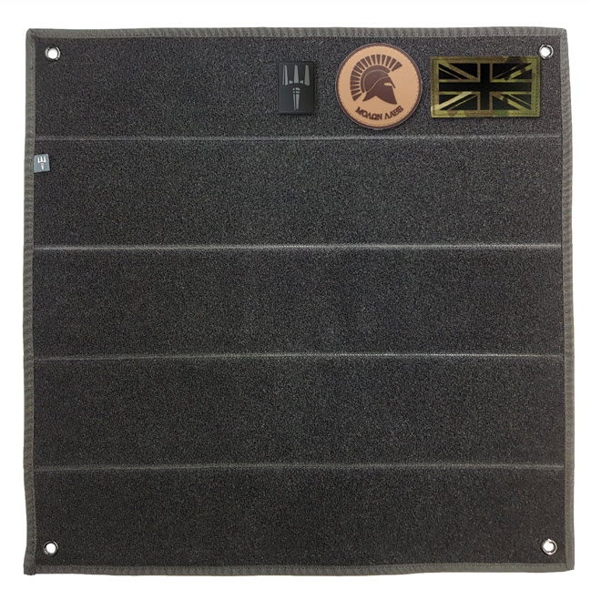 Velcro Panel für Klettabzeichen - black