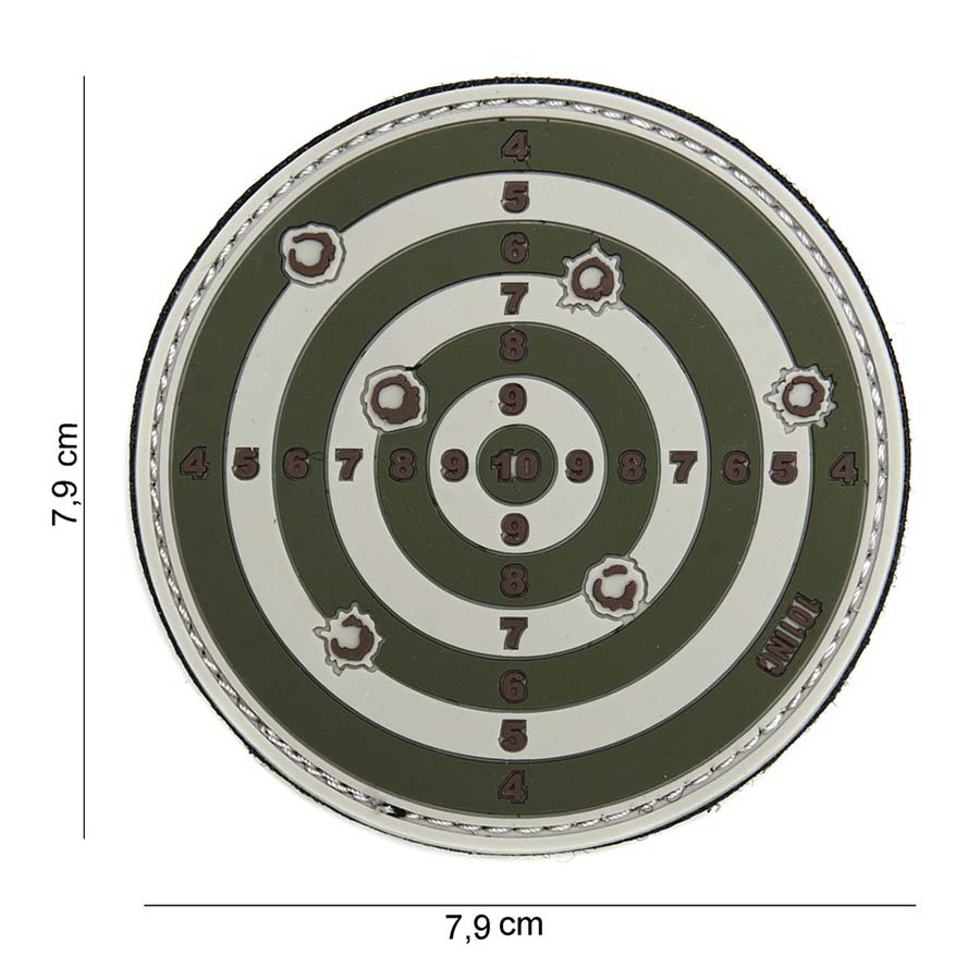 Klettabzeichen Target - oliv