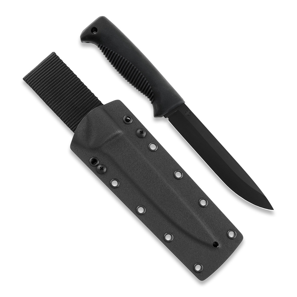 Peltonen Knives - M95 Ranger Puukko schwarz, PTFE Teflon, Kydexscheide (schwarz)