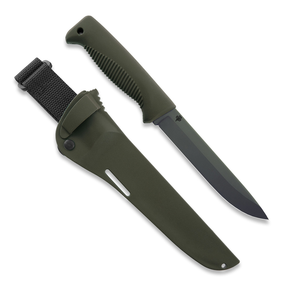 Peltonen Knives - M95 Ranger Puukko grün, Cerakote, Kompositscheide (grün)